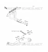 &Eacute;CHAPPEMENT pour Kawasaki Z750 2004