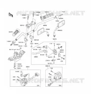GUIDON pour Kawasaki Z750 2004