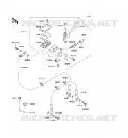 MAITRE CYLINDRE AV pour Kawasaki Z750 2004