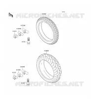 PNEUS pour Kawasaki Z750 2004