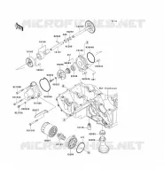 POMPE A HUILE/FILTRE &Agrave; HUILE pour Kawasaki Z750 2004