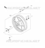 ROUE AVANT pour Kawasaki Z750 2004