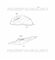 STICKER(BLEU) pour Kawasaki Z750 2004