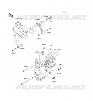 SUPPORT MOTEUR pour Kawasaki Z750 2004