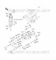 SUSPENSION ARRI&Egrave;RE pour Kawasaki Z750 2004
