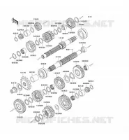 TRANSMISSION pour Kawasaki Z750 2004