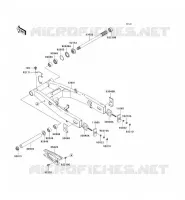 BRAS OSCILLANT pour Kawasaki Z750 2005