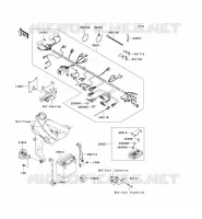 CHASSIS EQUIPMENT ELECTRIQUE pour Kawasaki Z750 2005