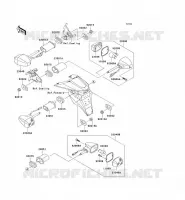 CLIGNOTANTS pour Kawasaki Z750 2005