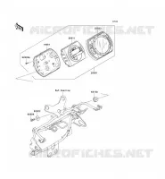 COMPTEURS pour Kawasaki Z750 2005