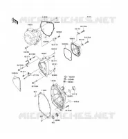 COUVERCLES MOTEUR pour Kawasaki Z750 2005