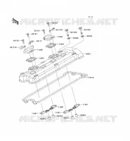 COUVRE CULASSE pour Kawasaki Z750 2005