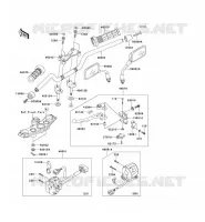 GUIDON pour Kawasaki Z750 2005