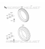 PNEUS pour Kawasaki Z750 2005