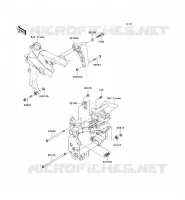 SUPPORT MOTEUR pour Kawasaki Z750 2005