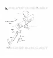 BEQUILLES pour Kawasaki Z750S 2005