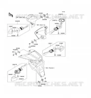 CLIGNOTANTS pour Kawasaki Z750S 2005