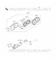 COMPTEURS pour Kawasaki Z750S 2005