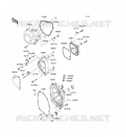 COUVERCLES MOTEUR pour Kawasaki Z750S 2005