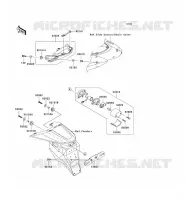 FEUX ARRI&Egrave;RE(S) pour Kawasaki Z750S 2005