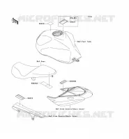 LABEL pour Kawasaki Z750S 2005