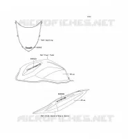 STICKER(BLEU) pour Kawasaki Z750S 2005