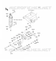 SUSPENSION pour Kawasaki Z750S 2005