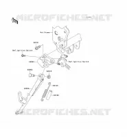 BEQUILLES pour Kawasaki Z750S 2005