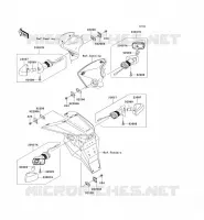 CLIGNOTANTS pour Kawasaki Z750S 2005