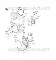 COUVERCLES MOTEUR pour Kawasaki Z750S 2005