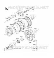 EMBRAYAGE pour Kawasaki Z750S 2005