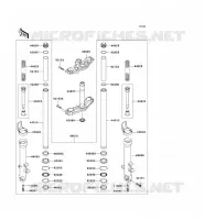 FOURCHE pour Kawasaki Z750S 2005