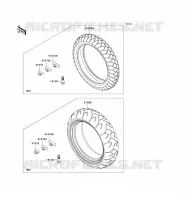 PNEUS pour Kawasaki Z750S 2005