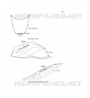 STICKER(BLEU) pour Kawasaki Z750S 2005