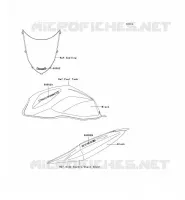 STICKER (NOIR) pour Kawasaki Z750S 2005