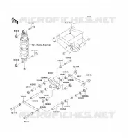SUSPENSION pour Kawasaki Z750S 2005