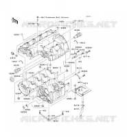 CARTER MOTEUR(S) pour Kawasaki Z750S 2005