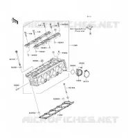 CULASSE pour Kawasaki Z750S 2005