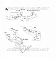 FEUX ARRI&Egrave;RE(S) pour Kawasaki Z750S 2005