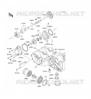 POMPE A HUILE pour Kawasaki Z750S 2005