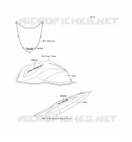 STICKER(RED) pour Kawasaki Z750S 2005