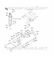 SUSPENSION pour Kawasaki Z750S 2005