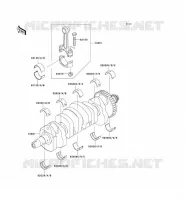 VILEBREQUIN pour Kawasaki Z750S 2005