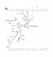 BEQUILLES pour Kawasaki Z750S 2007