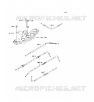 CABLES pour Kawasaki Z750S 2007