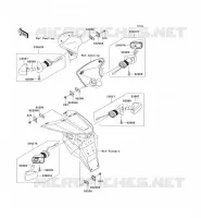CLIGNOTANTS pour Kawasaki Z750S 2007