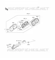 COMPTEURS pour Kawasaki Z750S 2007
