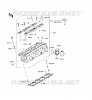 CULASSE pour Kawasaki Z750S 2007