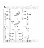 FOURCHE pour Kawasaki Z750S 2007