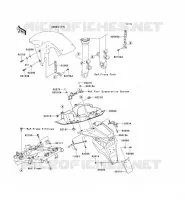 GARDE BOUE pour Kawasaki Z750S 2007